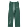 Divination Unisex Solid Color Fleece Straight Leg Sweatpants