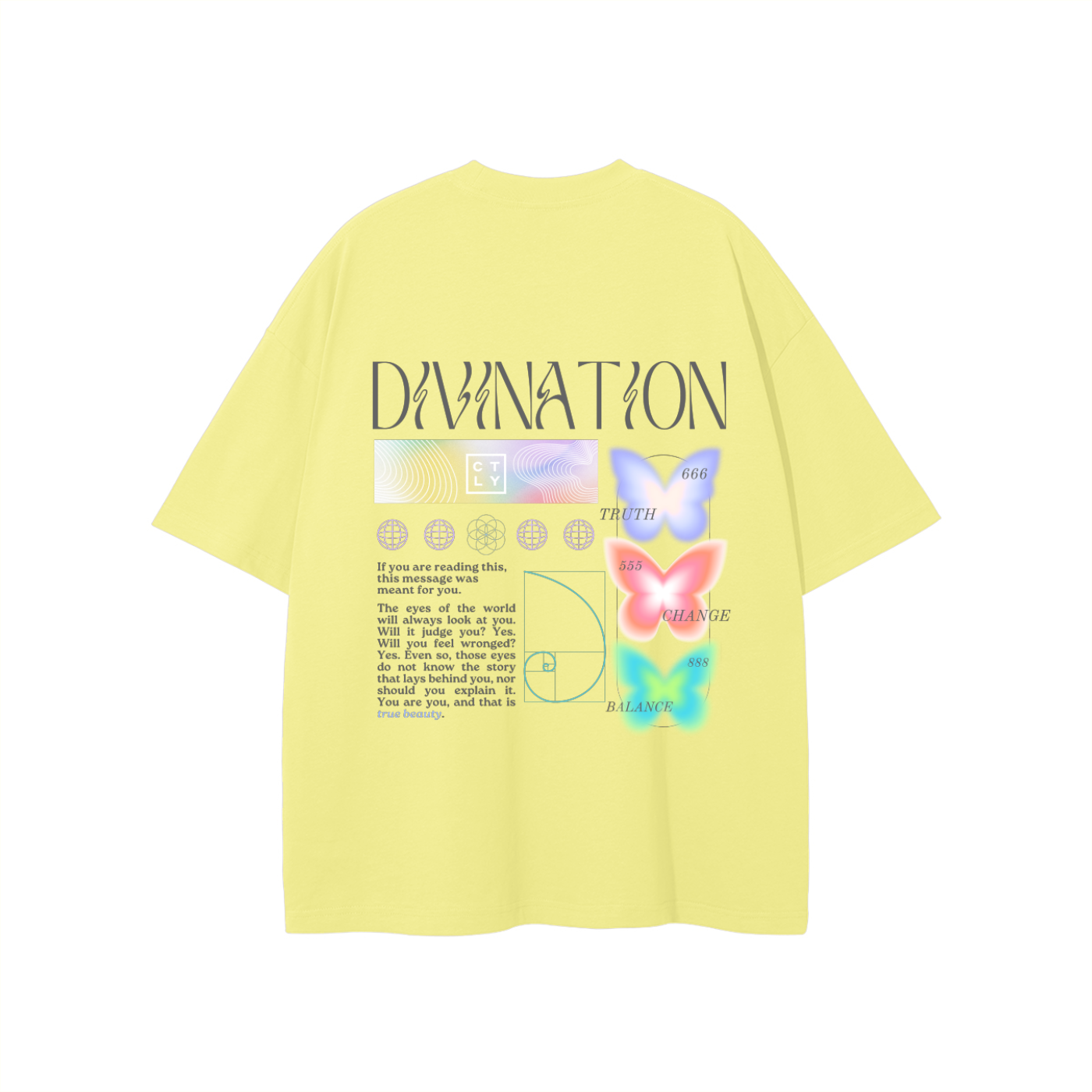 Divination Unisex T-shirt – Soft Pastels & Light Neutrals