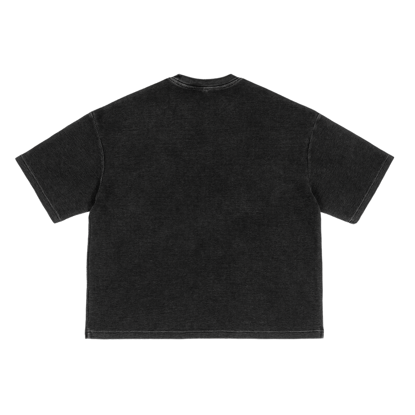 CTLY Waffle-Texture Washed Boxy T-Shirt