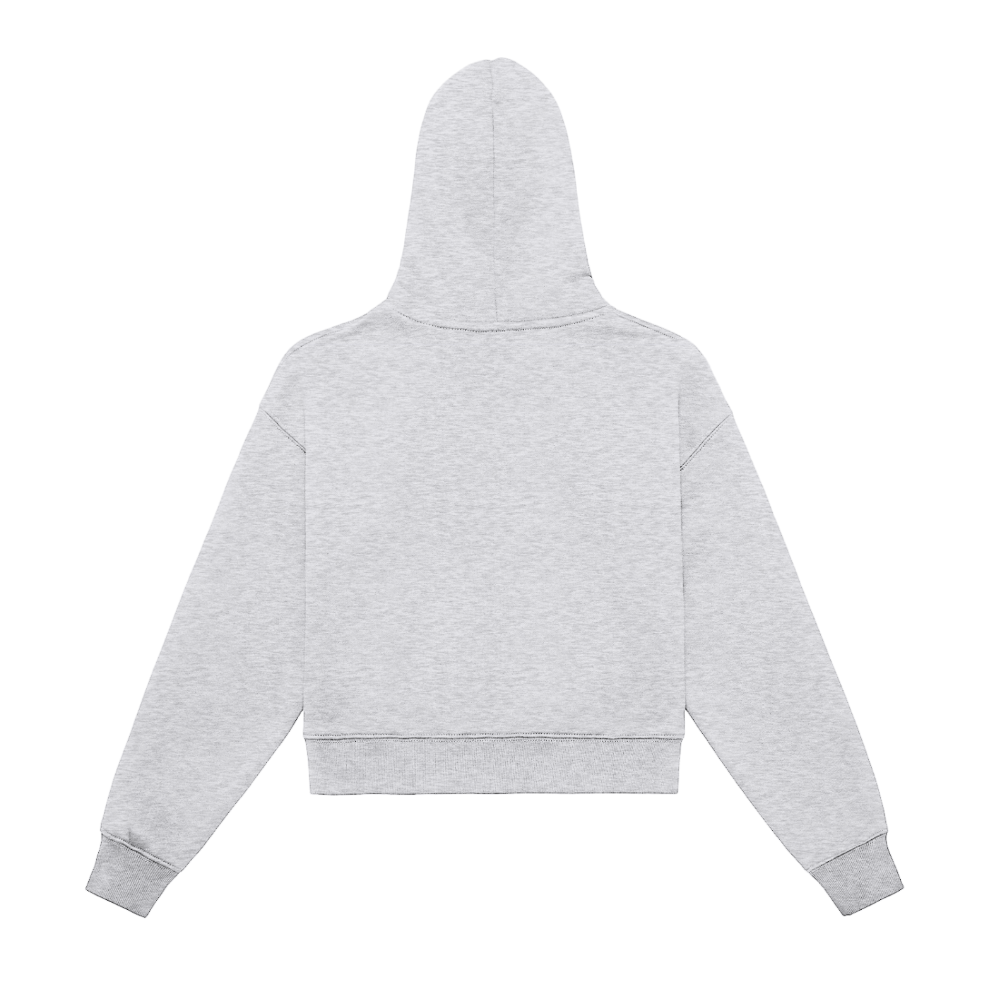CTLY Fleeced Zip-Up Cropped Hoodie