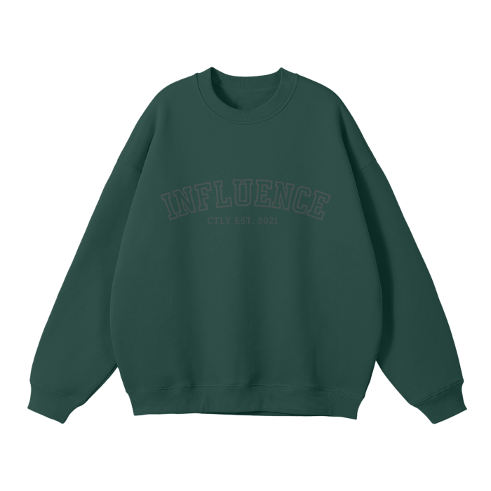 INFLUENCE Unisex Eden Green Fleece Pullover