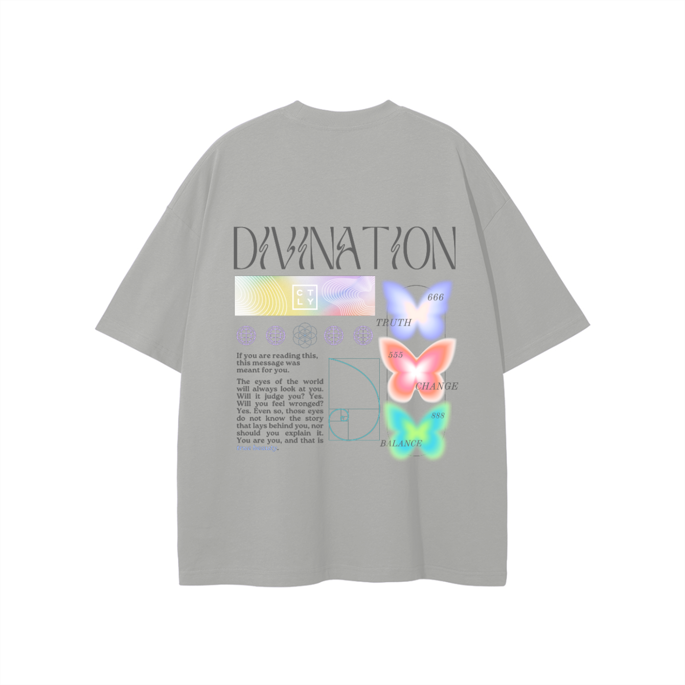 Divination Unisex T-shirt – Soft Pastels & Light Neutrals