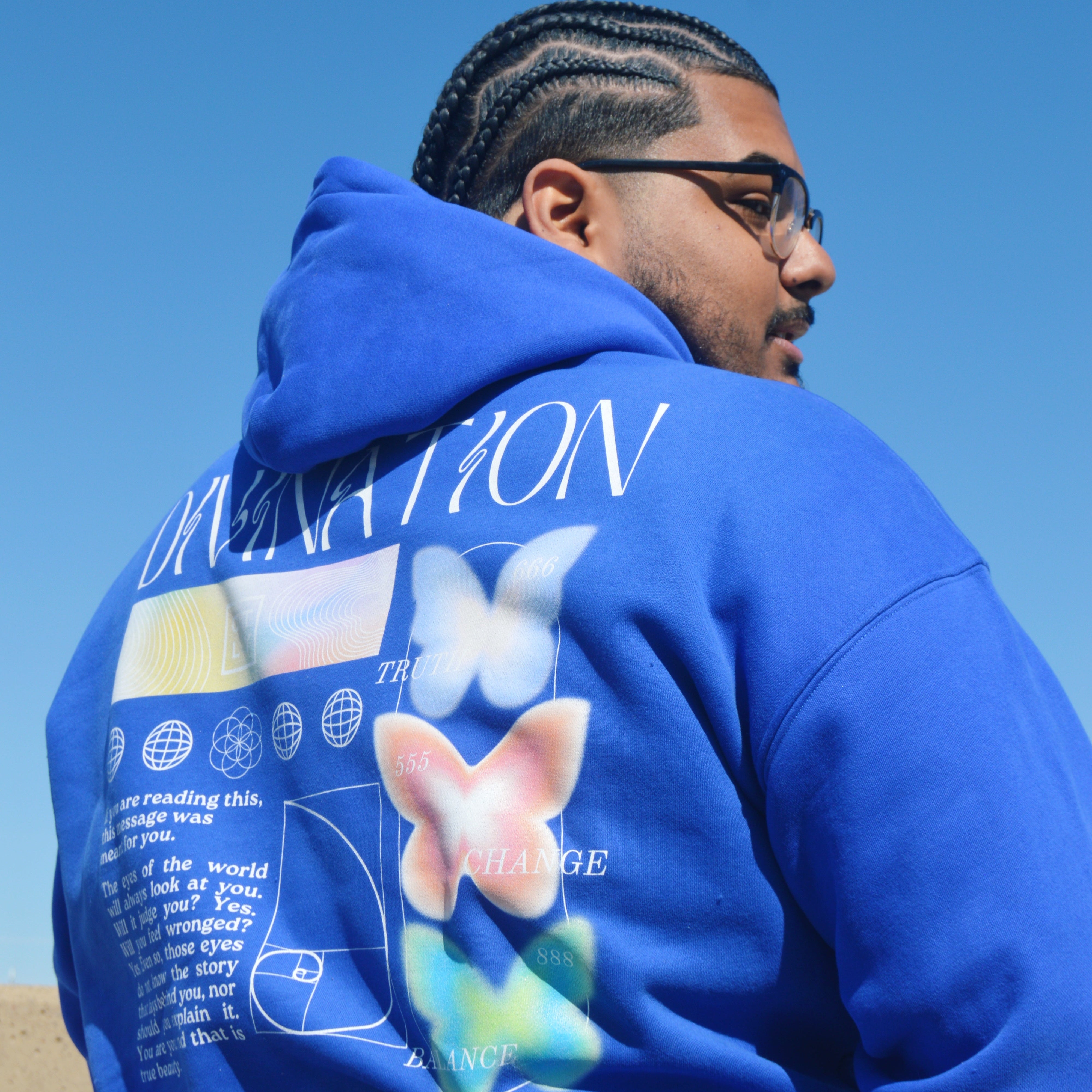 Divination Oversized Hoodie – Vivid Colors