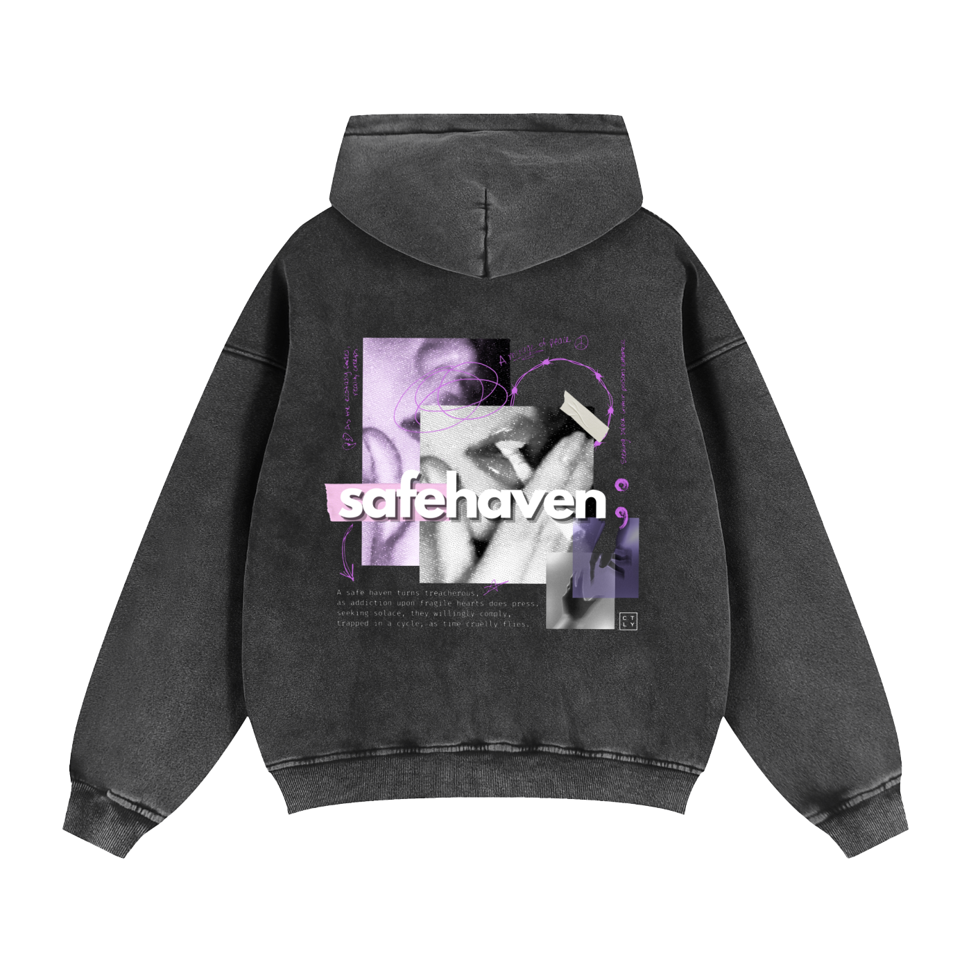 Safe Haven Zip-Through Boxy Hoodie