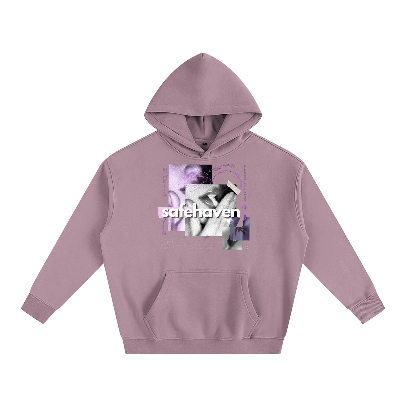 Safe Haven Oversize Fleeced Hoodie