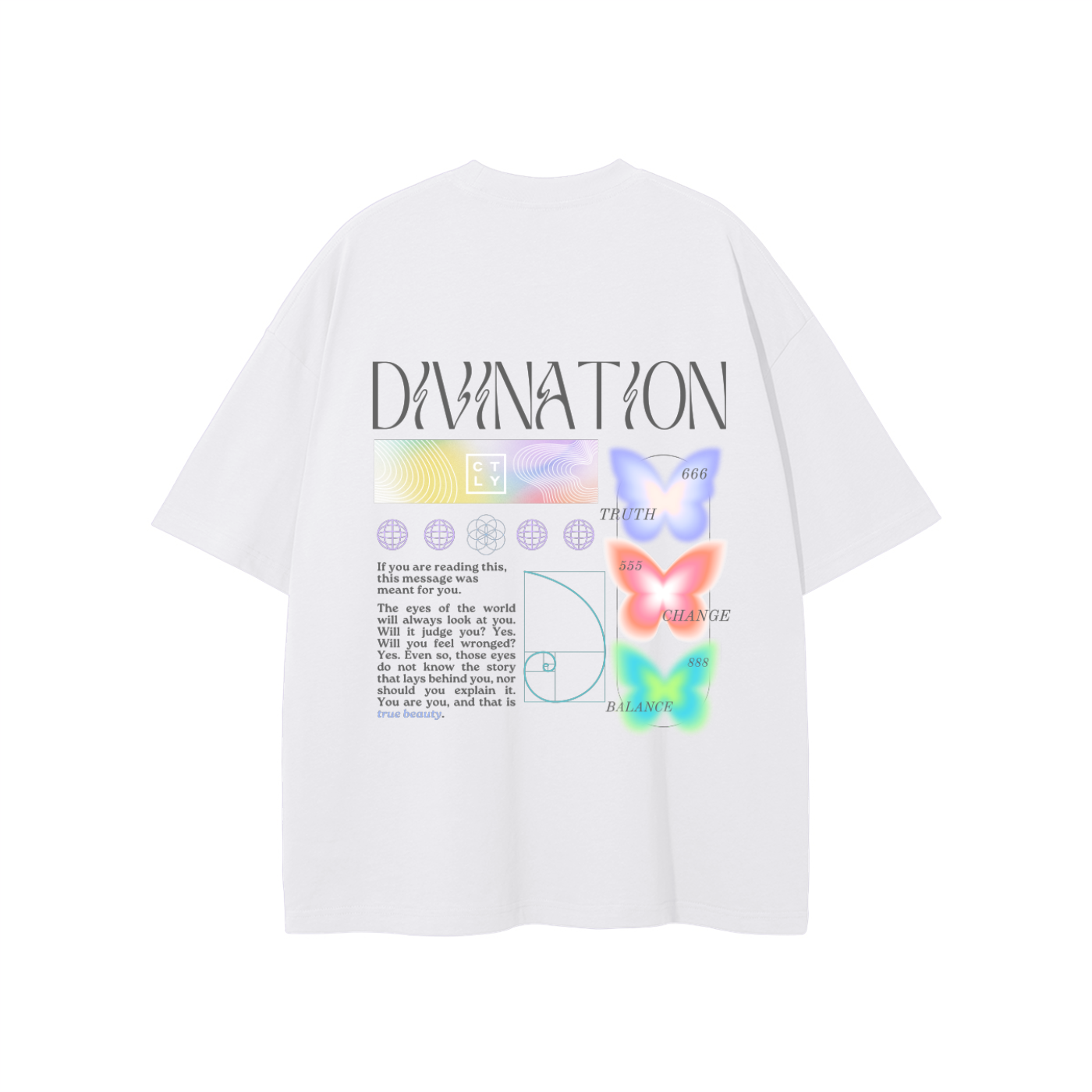 Divination Unisex T-shirt – Soft Pastels & Light Neutrals