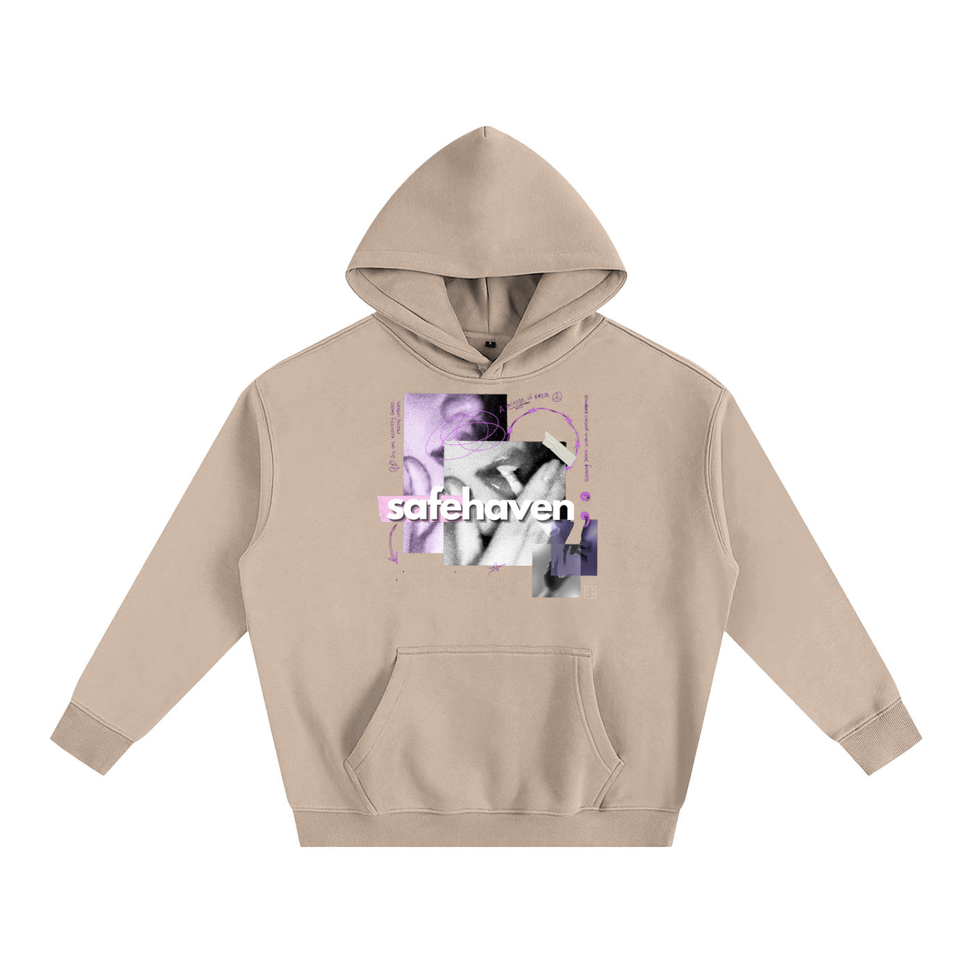 Safe Haven Oversize Fleeced Hoodie