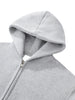 CTLY Signature Series Fleeced Zip-Up Cropped Hoodie