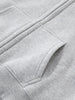 CTLY Signature Series Fleeced Zip-Up Cropped Hoodie