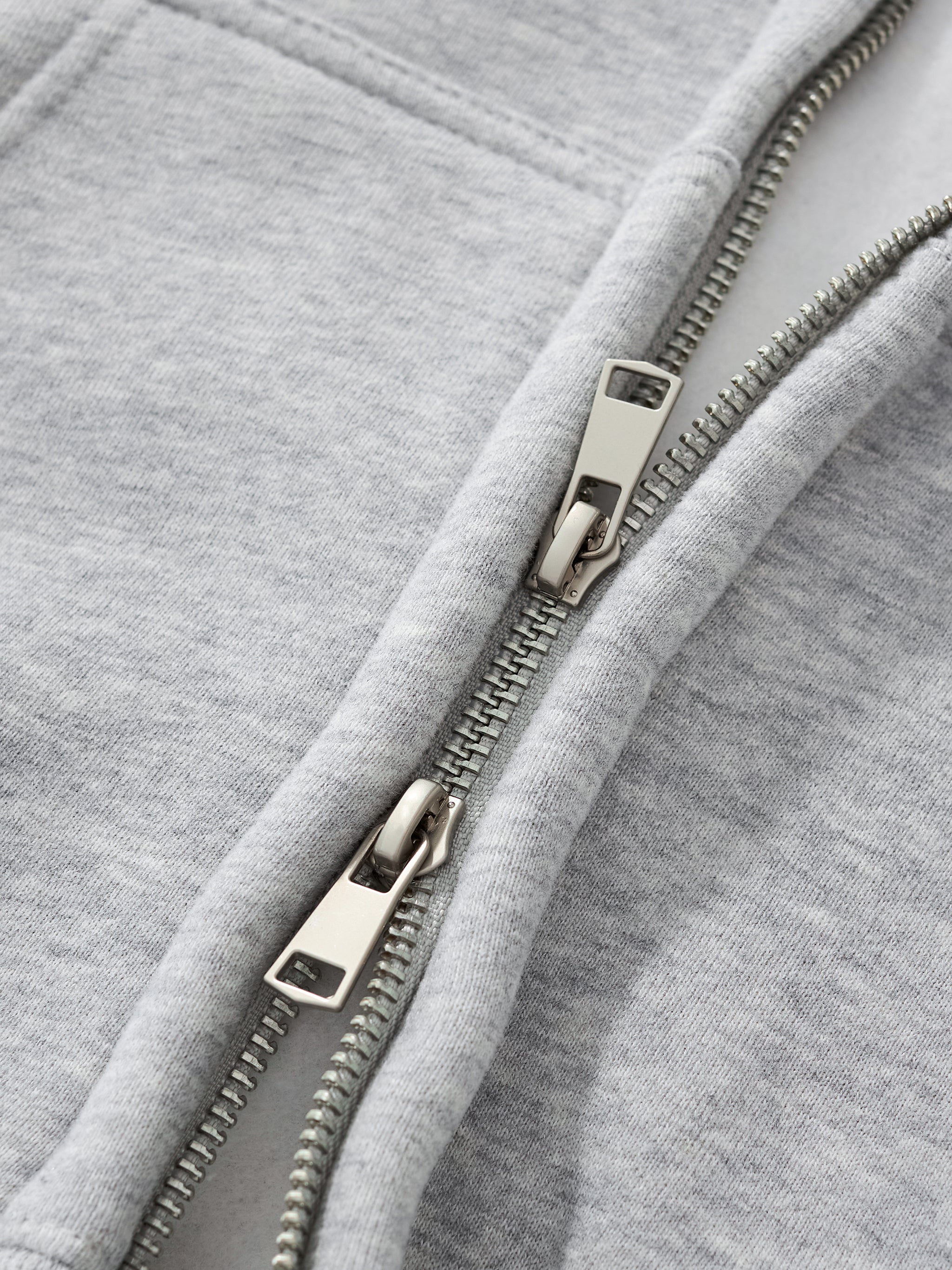 CTLY Fleeced Zip-Up Cropped Hoodie